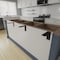 Ekena Millwork Countertop Support Steel Heavy Duty Bracket, Powder Coated Black 2 1/2"W x 14"D x 10"H BKTM02X14X10CSPBL - alternate 8